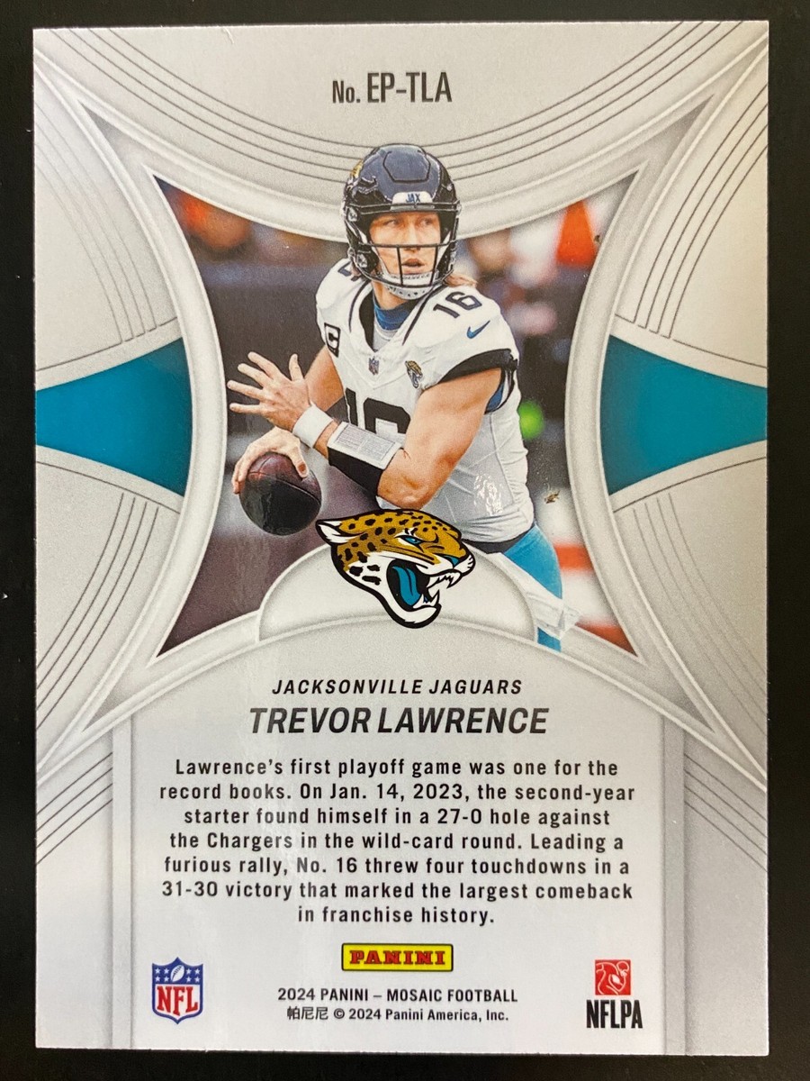 Trevor Lawrence 2024 Panini Mosaic Football Epic Performers
