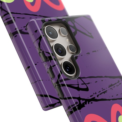 Hearts on Purple & Black Tough Handyhülle für iPhone, Samsung Galaxy, Goog Pixel - Bild 259 von 285