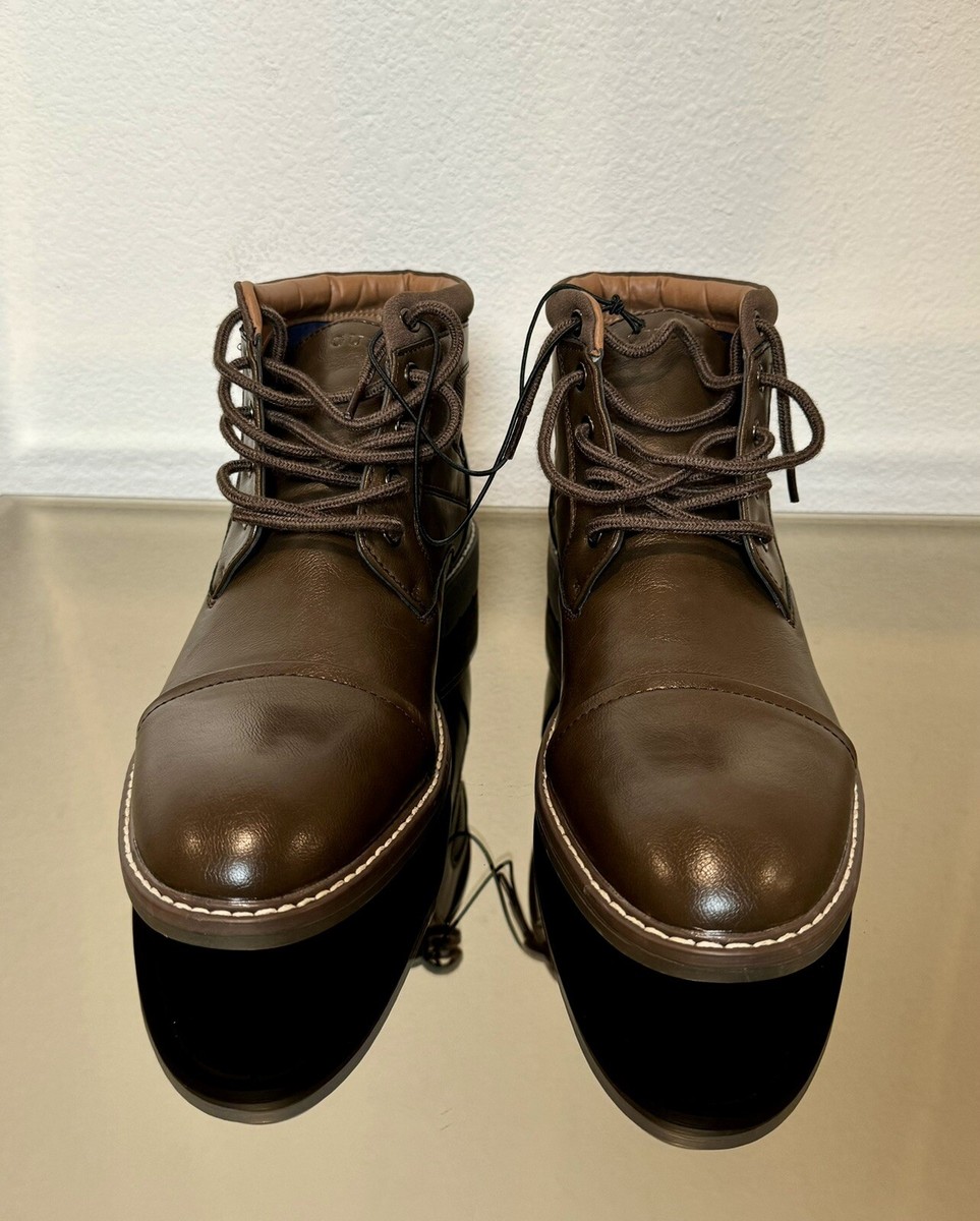 Brand New Guess Brown Leather Shoes - US Size 10.5 