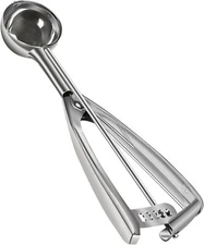 Cookie Scoop Ice Cream Scoop Melon Scoop 18/8 Stainless Steel w/ Trigger 1 7/8"