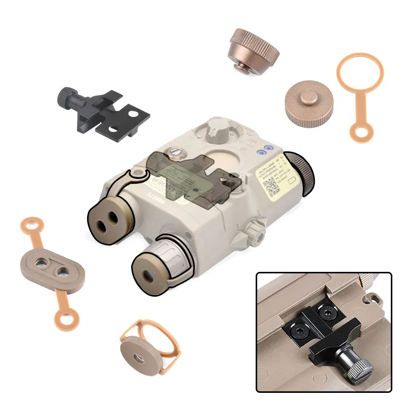 Tactical LA-5C PEQ-15 Laser Hunting Accessories PEQ Mount Base Light Head Cover