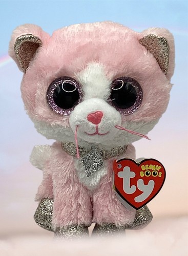 Fiona the Pink Ty Beanie Boo Katze - Bild 4 von 4