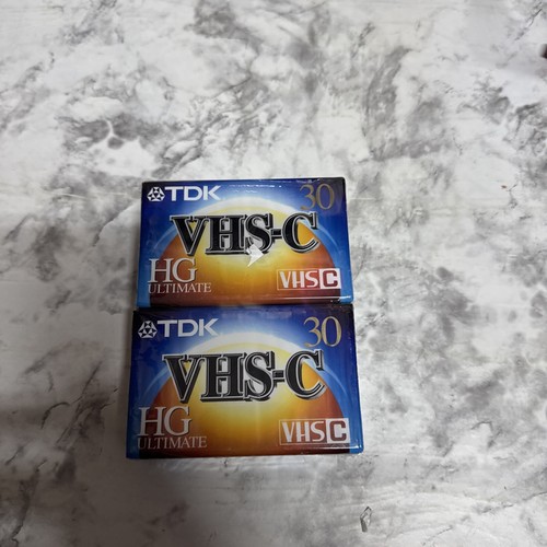 Pack De 3 Cassettes VHS-C TDK E-HG EC-30 – Neuves Sous Blister