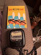    VINTAGE WESTON CADET LIGHT METER MODEL 852 UNTESTED   