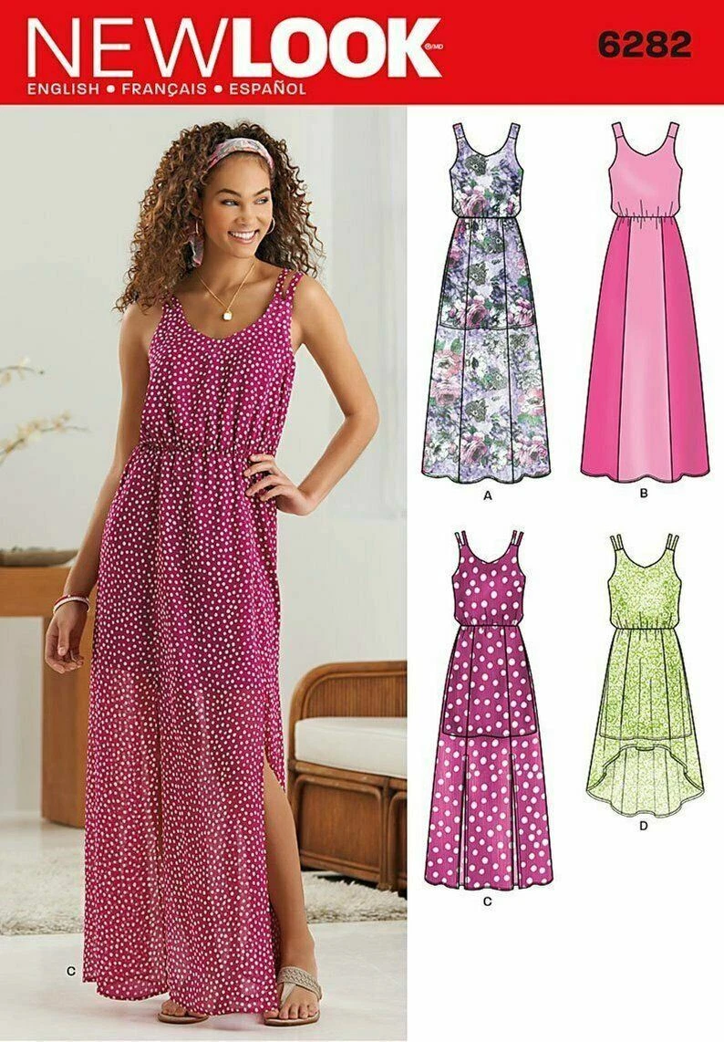 N6866 | New Look Sewing Pattern Misses' Dresses | New Look