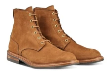 Made In UK - 11 US (10 UK) - Tricker’s -NUBUCK - BERNWOOD BOOTS