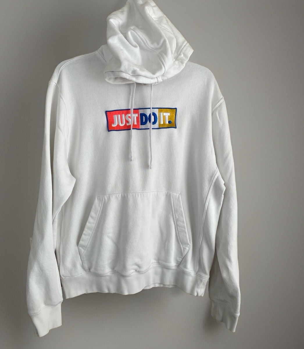 just do it colorful hoodie