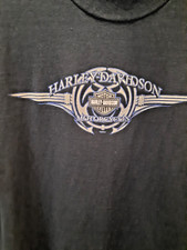 VTG 2005 Navy Blue Harley Davidson Ozark, MO T shirt MADE in USA