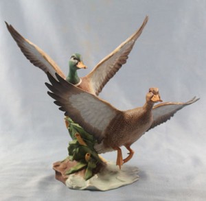 enten ente vogel bird figur porzellan porzellanfigur Kaiser limitiert