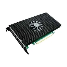 HighPoint 4-Port M.2 SSD7105 PCIe Gen3 Bootable NVMe RAID Controller for Wind...