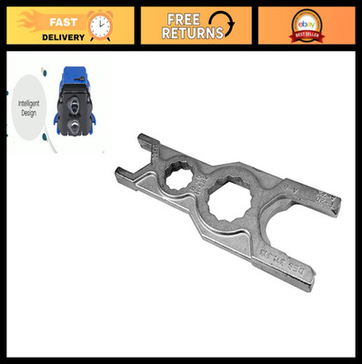 Multi-Function Spud Wrench 7-3/4'' - Ergonomic Design for Flushometer Service & I