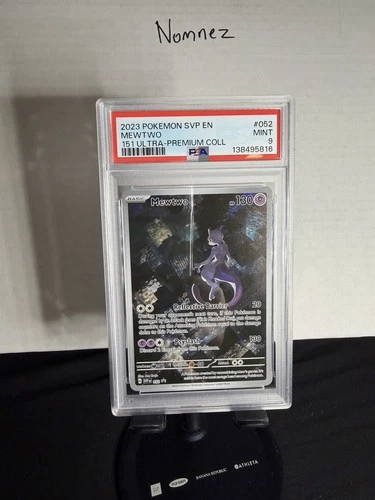Mewtwo 052 Scarlet & Violet Black Star Promo Holo Ultra Premium Collection PSA 9