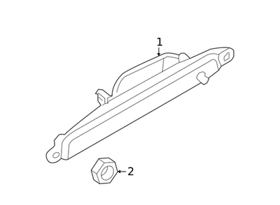 Genuine Nissan 2009-2012 Pathfinder High Mount Stop Lamp 26590