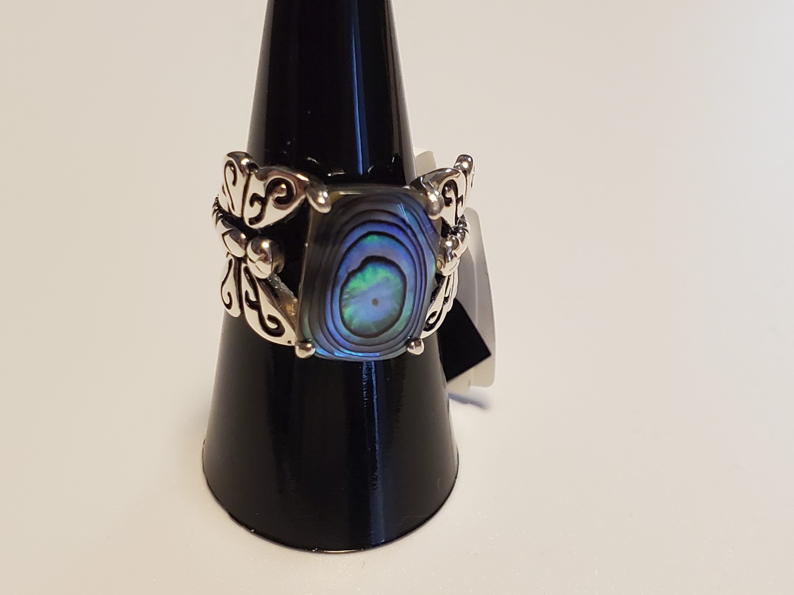 JTV PACIFIC STYLE RECTANGULAR ABALONE SHELL RHODI… - image 1