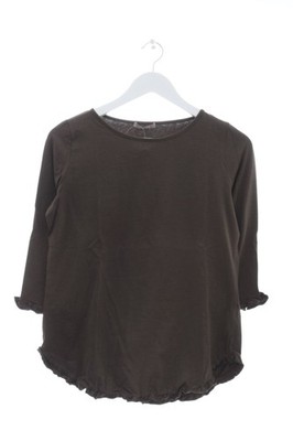 ORSAY Rüschen-Bluse Damen Bluse Gr. DE 38 grüngrau Casual-Look
