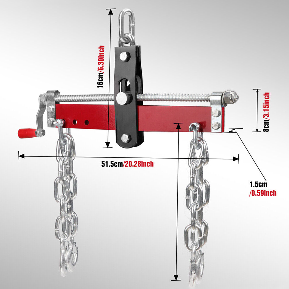 Engine Leveler Balancer 900kg 2000 lbs Load Hoist Chain Lift Loading ...