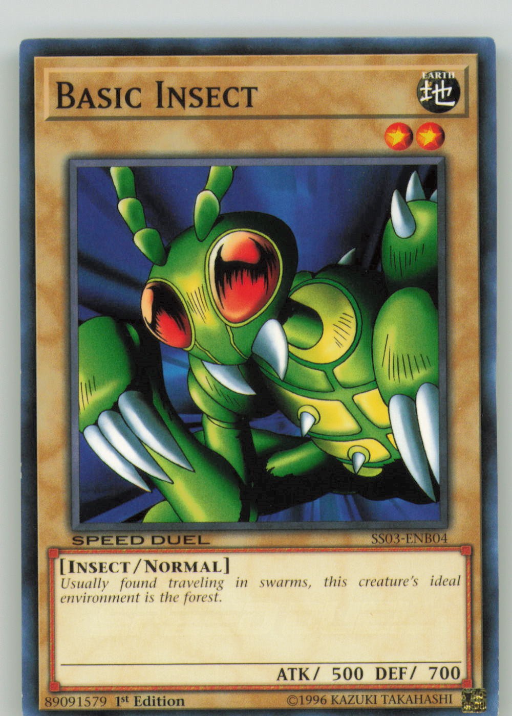 Basic Insect SS03-ENB04 Speed Duel Decks: Ultimate Predators Common Yu-Gi-Oh NM