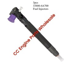 3pcs 33800-4A700 Fuel Injectors