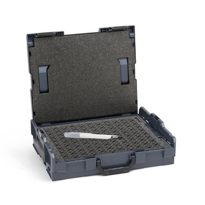 Bosch Sortimo L-Boxx 102 anthrazit Gr1 inkl. Schnitteinlage EPP