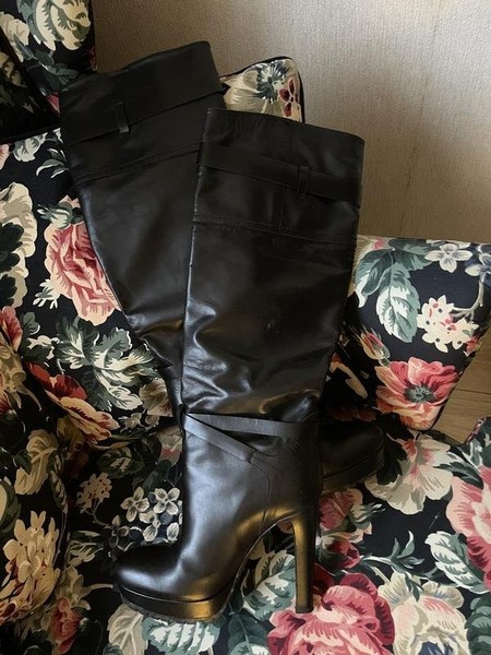 Women Belstaff Boots Black Leather 39