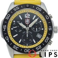 Luminox Pacific Diver Chronograph 3145 SS Rubber Men’s Watch Used From Japan