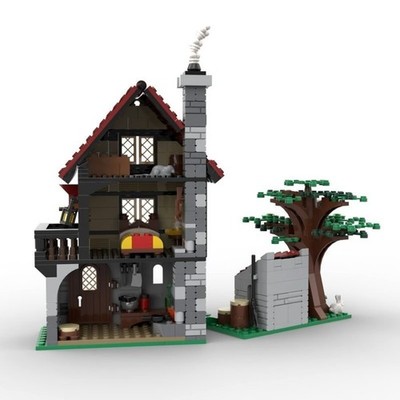 Compatible Medieval House 524 Pieces for Collection Building Toys Set