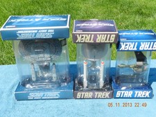 Star Trek Corgi COMPLETE Set 1701, 1701-D & Klingon BOP Boldly go where no
