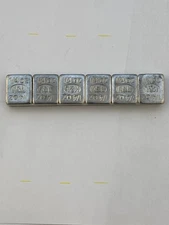 K&L Supply Chrome 0,25oz Adhesive Stick on Motorcycle 24 Square Wheel Weights