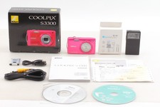 MINT in Box Nikon COOLPIX S3300 16.0MP 6x Zoom Digital Camera Pink From JAPAN