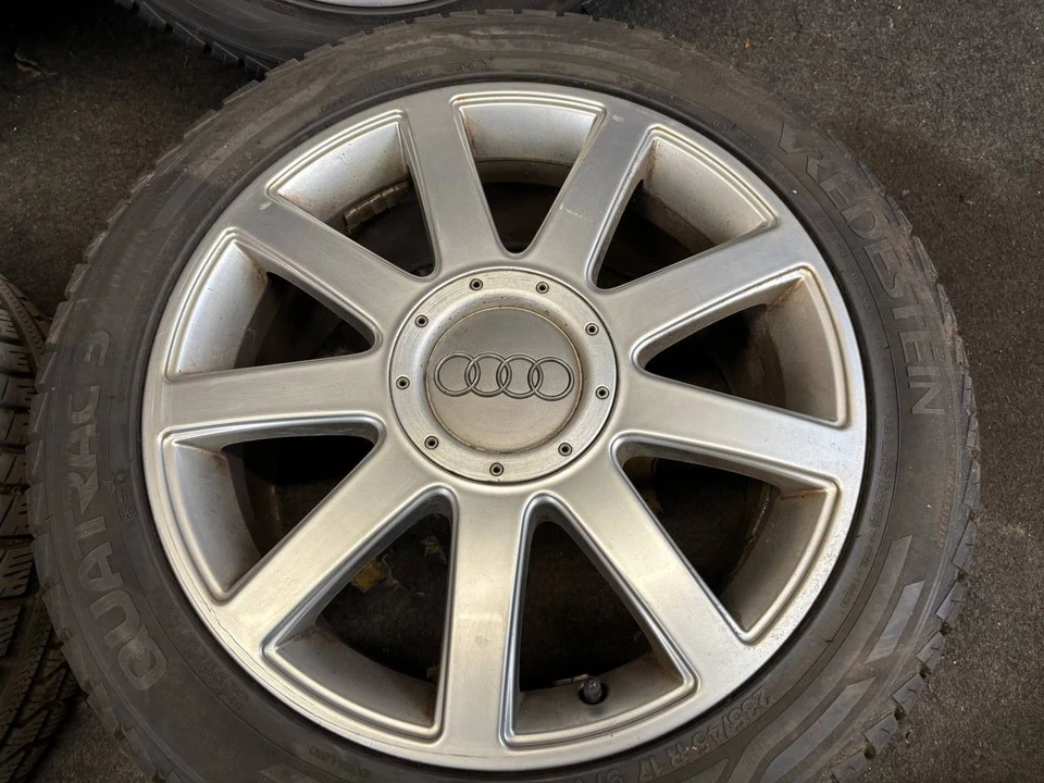 17" AUDI Alufelgen Winterreifen 235 45 Audi A4 B6 A6 4B 7,5x17 ET43 8E0601025AC - Bild 4 von 4