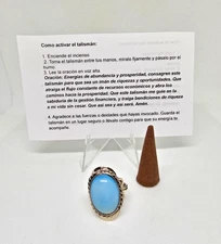 ANILLO LUNA AJUSTABLE / MOON RING PARA PROTECCION ALEJA ENERGIAS NEGATIVAS 1PC