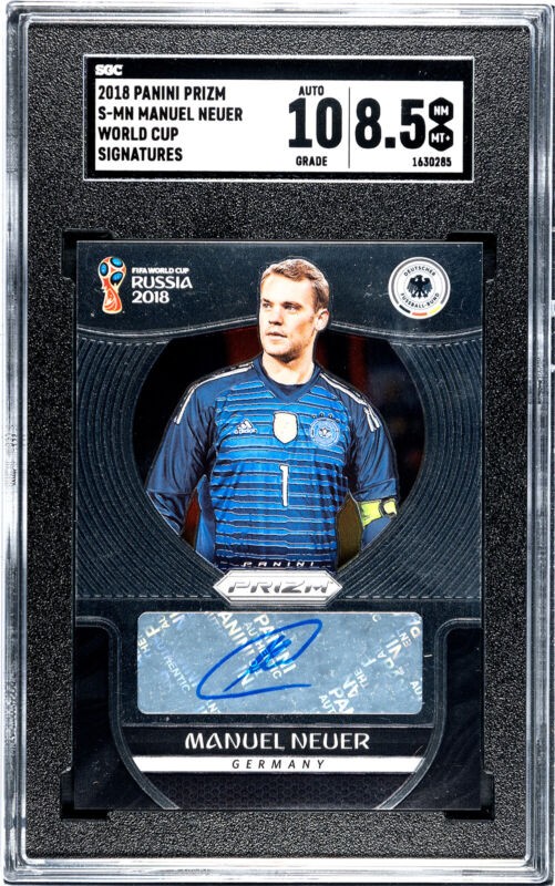 2018 Panini Prizm World Cup - Signatures Manuel Neuer #S-MN (AU