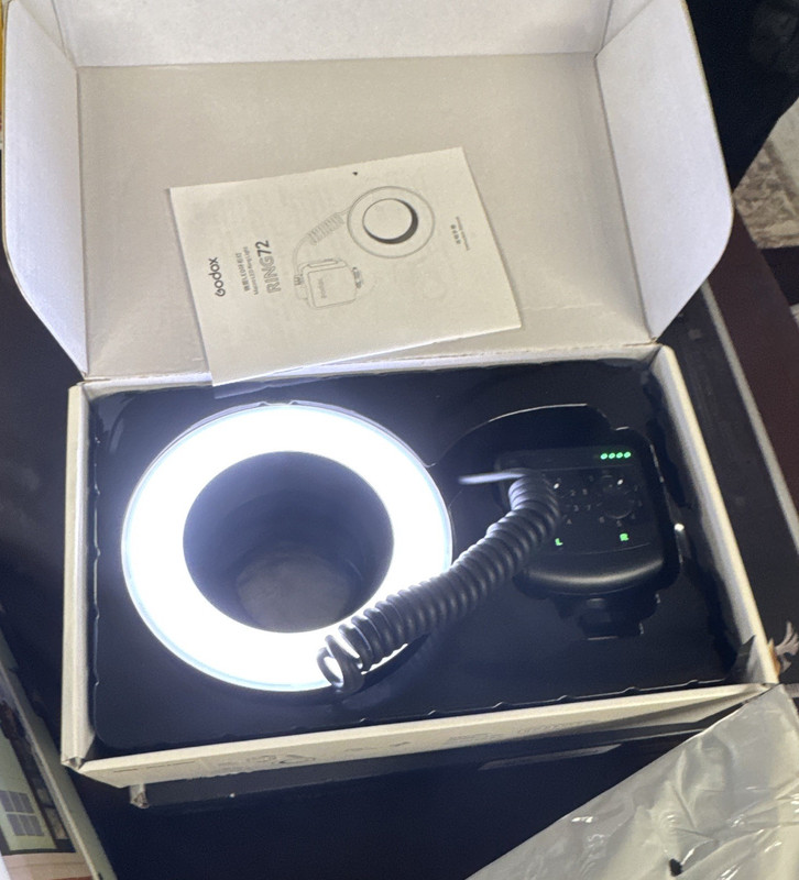 Godox RING72 LED Macro Ring Light Kit w/ Controller for Digital Camera