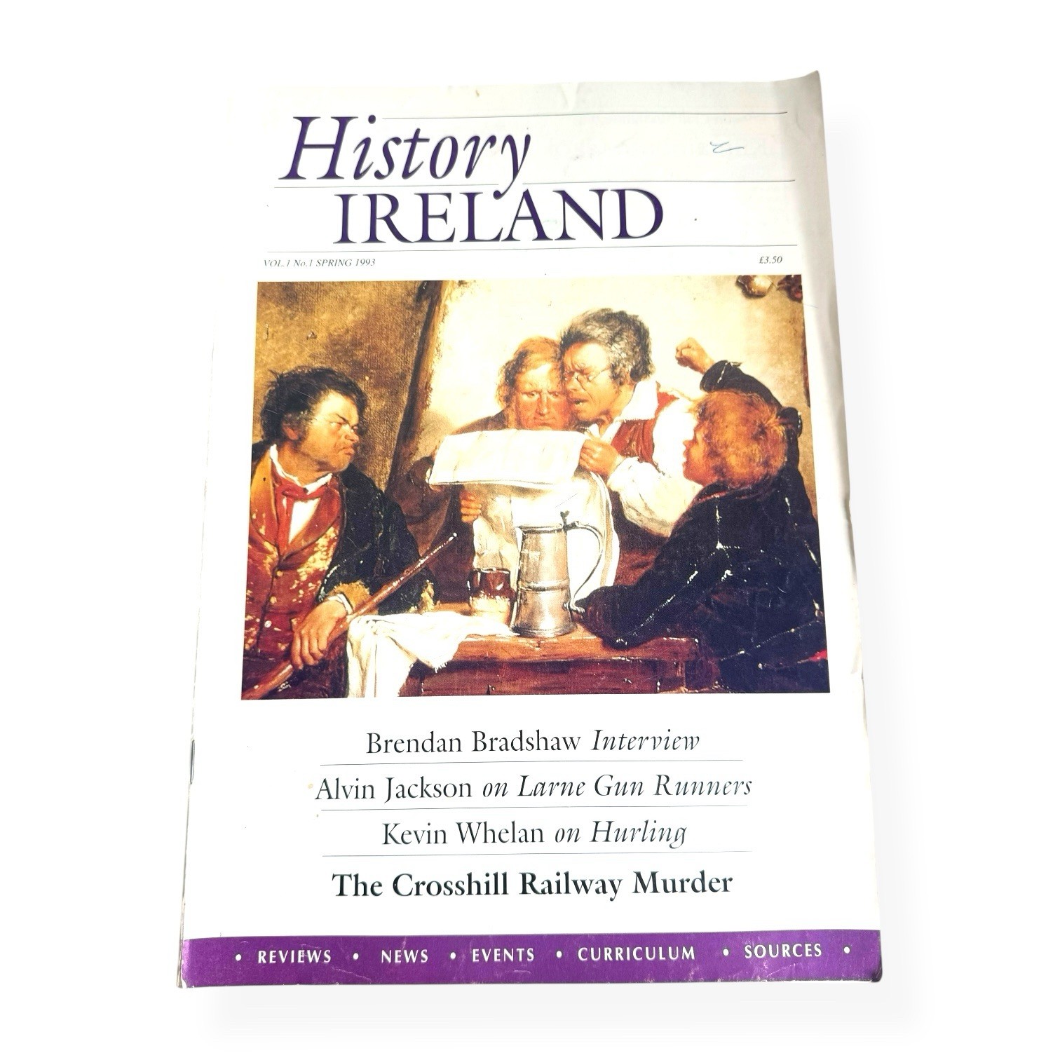 VERY RARE History Ireland Magazine VOL 1 NO 1 INAUGURAL FIRST ISSUE Spring 1993