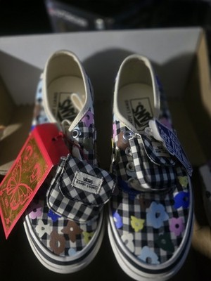Vans Sandy Liang  44Dx Gingham Floral Size 5 Women's 