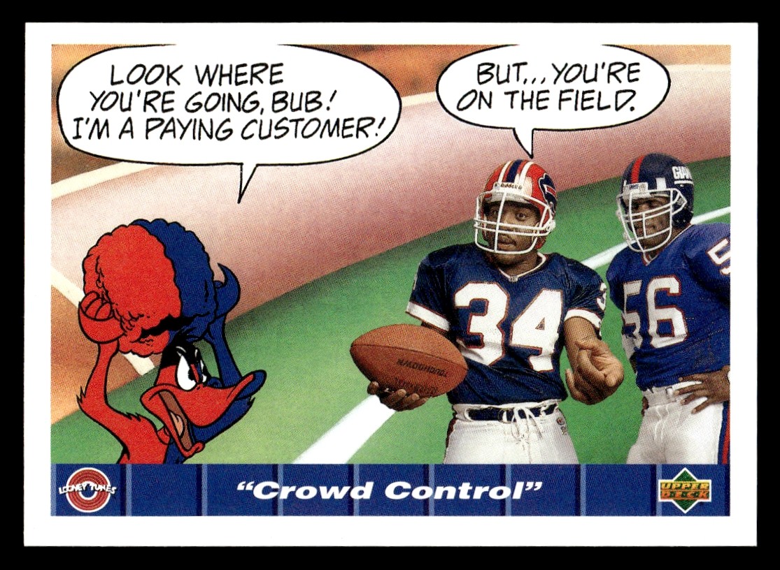 1992  Upper Deck Comic Ball IV #111 Crowd Control