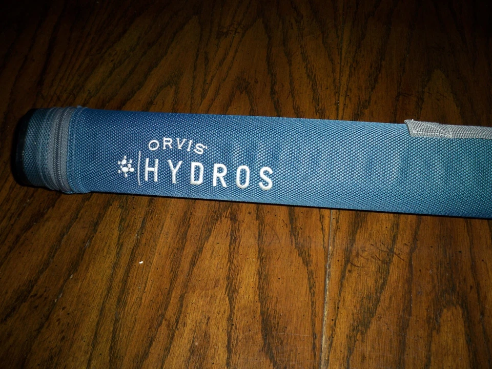 CAIXA/TUBO DE HASTE ORVIS HYDROS. AZUL 30". SOMENTE ESTOJO. - Imagem 3 de 4