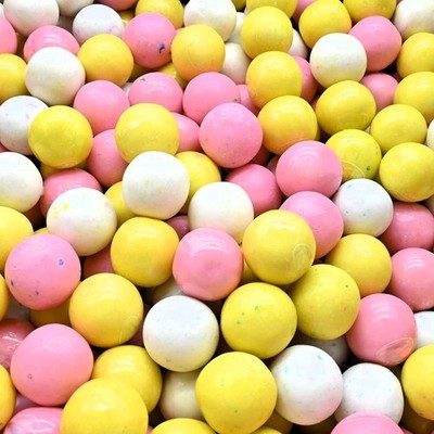 Bayside Candy Birthday Cake Gumballs   1  Speckled Pastel Bubble Gum Balls