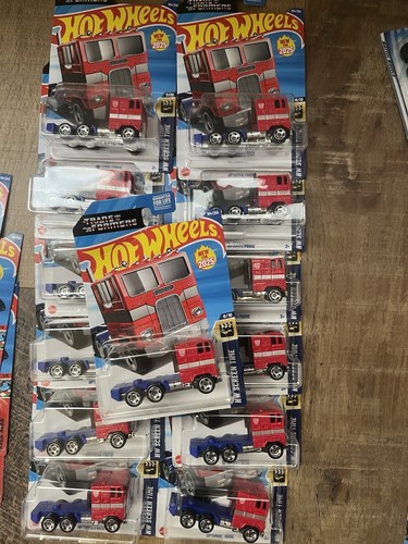 2025 Hot Wheels Optimus Prime 104/250 HW Screen Time (Lot of 13)