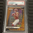 2024 Panini Prizm Jayden Daniels Rookie RC Orange Lazer Prizm PSA 9 Mint