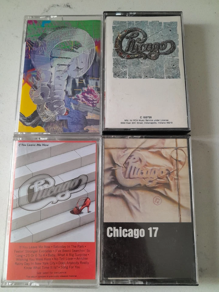 Vintage 7 Pc Chicago & Peter Cetera Cassette Lot 17, 18, 19 Solitude/Solitaire Foto 2 de 3