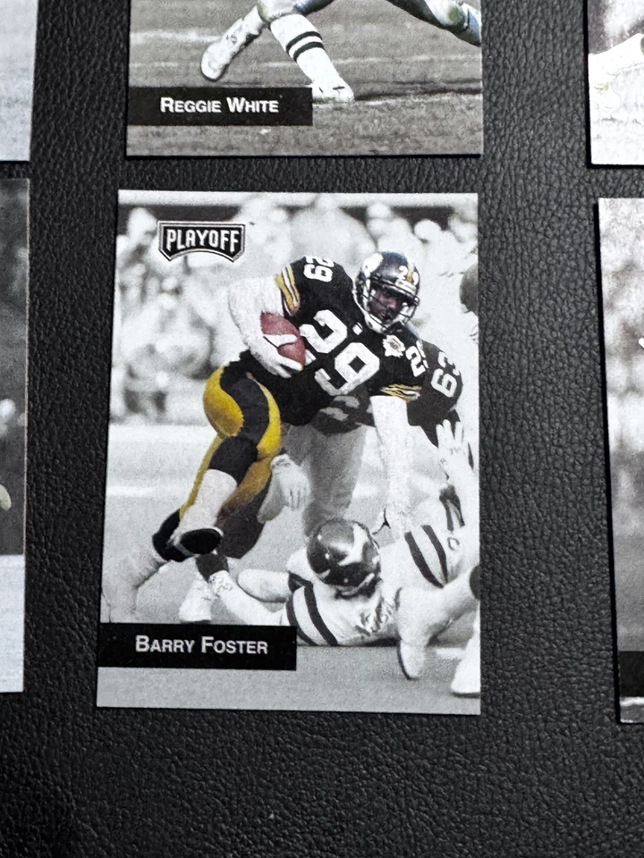 1993 PLAYOFF PROMO INSERTS FOOTBALL, COMPLETE SET #1-6, Michael Irvin - Image 4 of 4