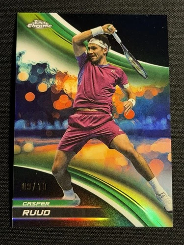 2025 Topps Chrome Tennis Black Refractor Casper Ruud #9
