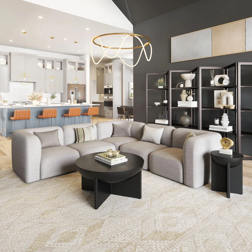 Mesa auxiliar Tume negra Foto 2 de 4