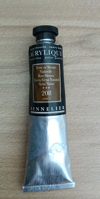 Sennelier Acrylique 208 Raw Sienna - 60 ml Tube 