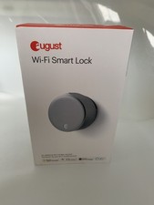 August Smart Lock 4th Generation WiFi ASL-05 Silver -New In Box AUG-SL05-M01-S01