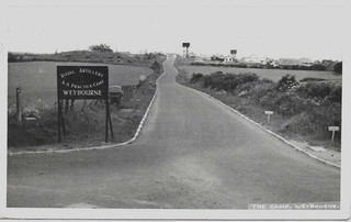 WEYBOURNE The Camp Royal Artillery Practice Camp. Norfolk alte Postkarte