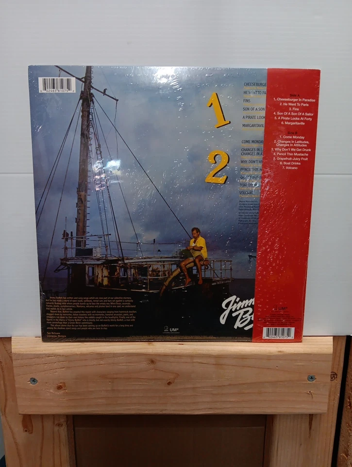 Jimmy Buffett "Songs You Know By Heart" Parrot Head Red Vinyl LP NEW SEALED - Image 2 of 2