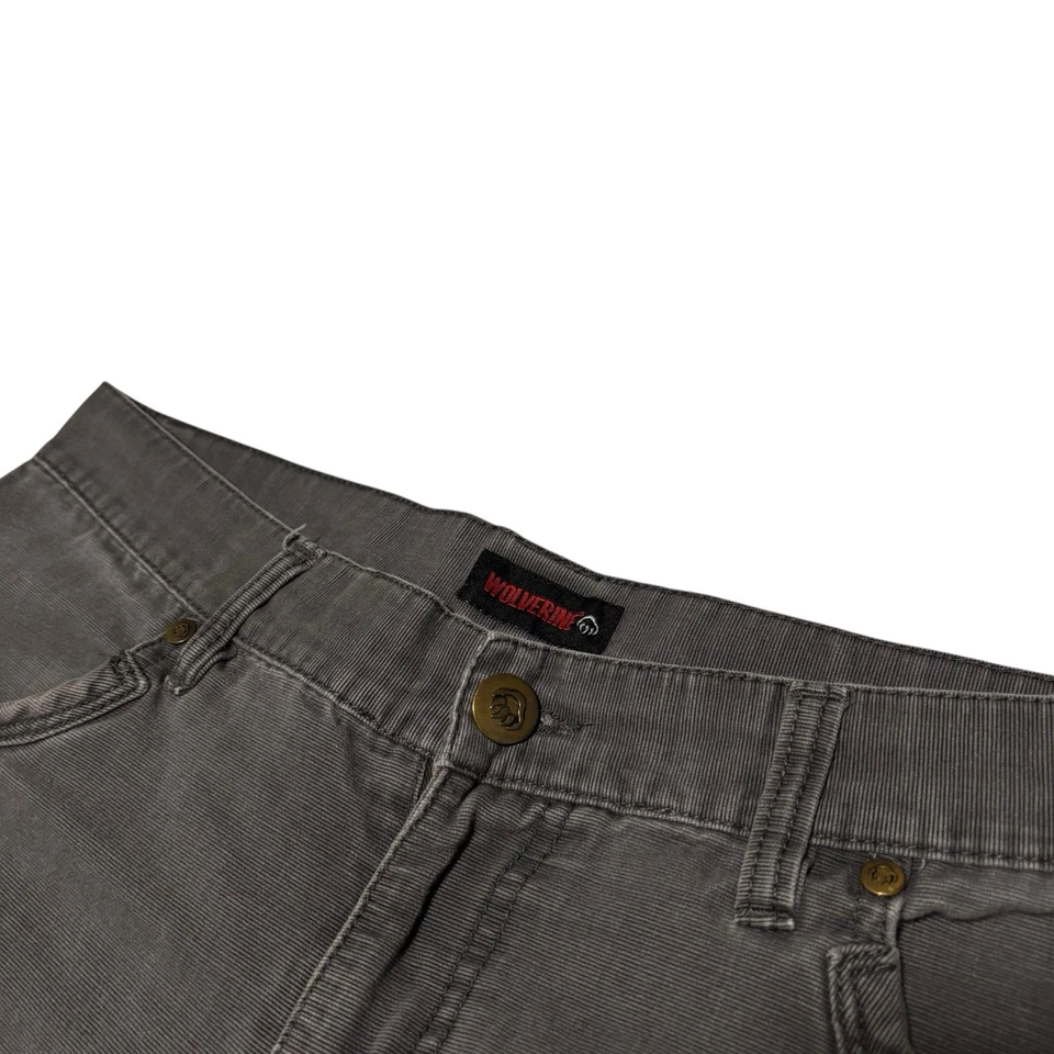 Wolverine Men's Canvas Carpenter Shorts Faded Gray Size 34 x 8.5 - Image 4 of 4