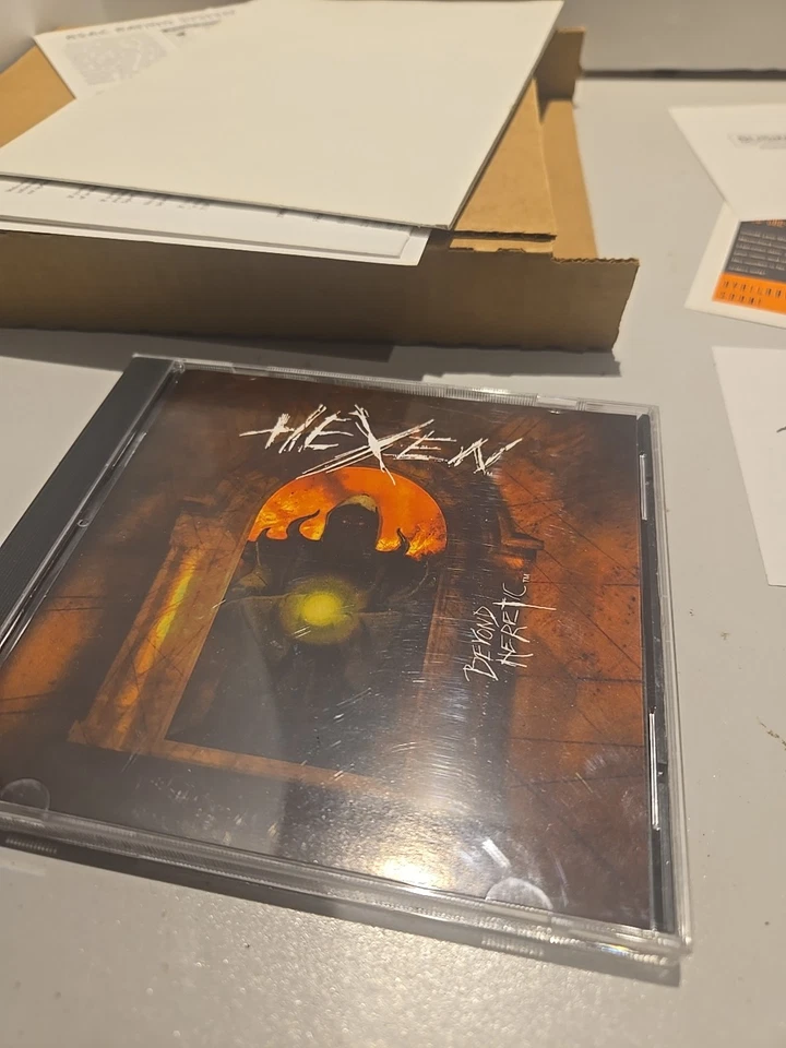 Hexen Beyond Heretic PC CD ROM BIG BOX Computer Game POSTER - CIB  - Image 3 of 4